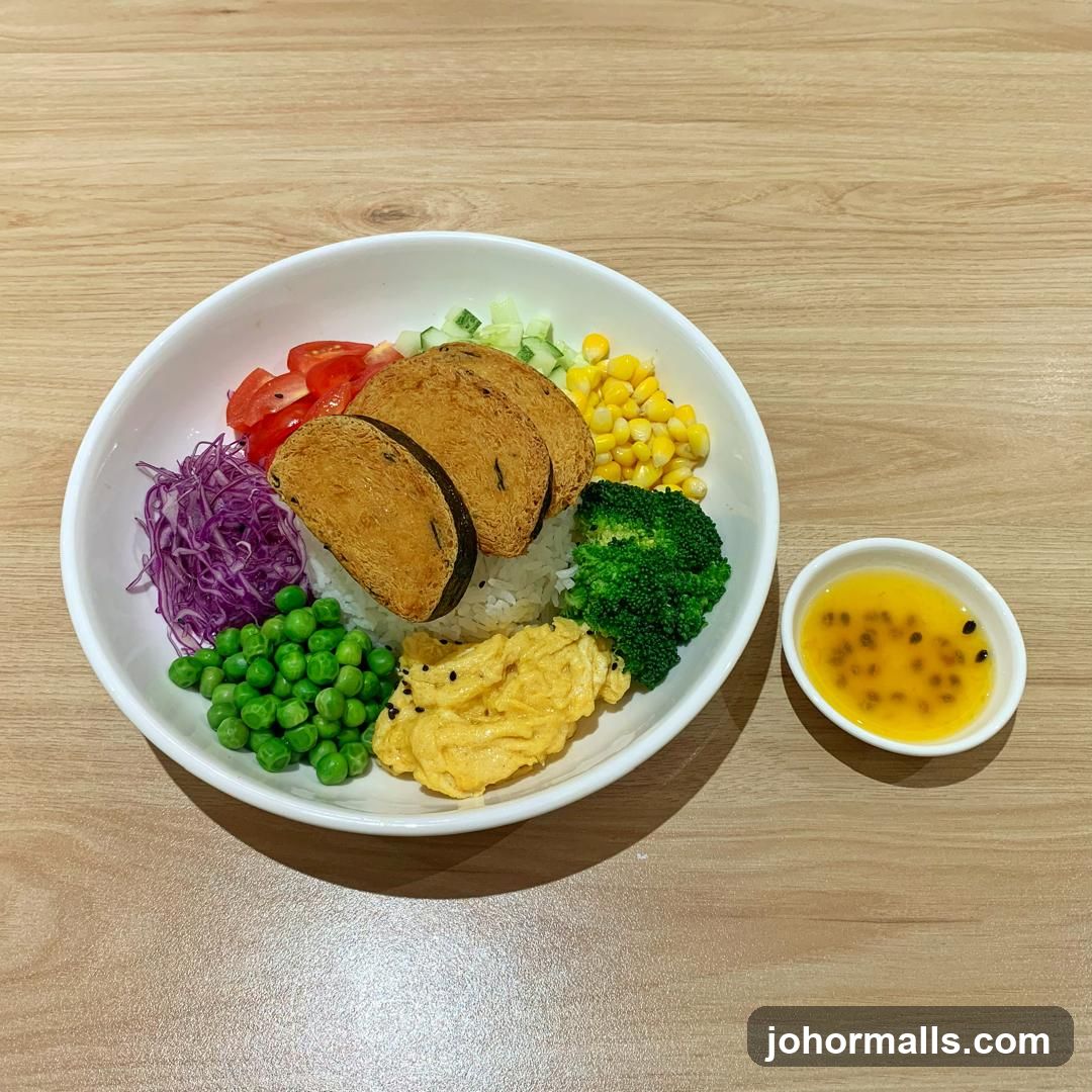 Rice Bowl with Vegetables and Protein