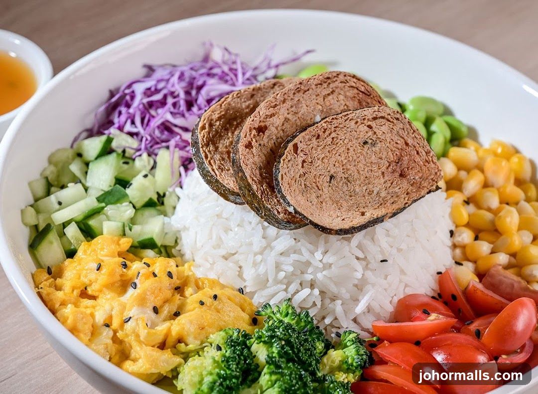 Rice Bowl with Assorted Toppings