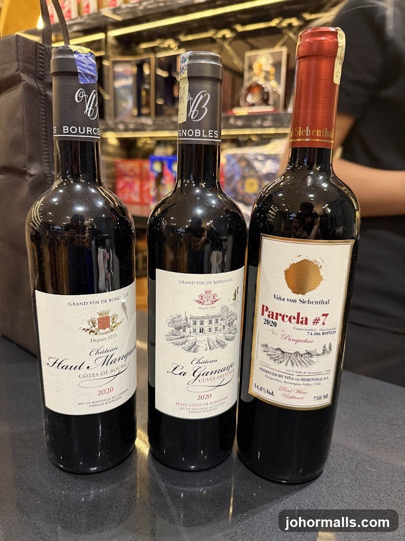 Three Bottles of Wine