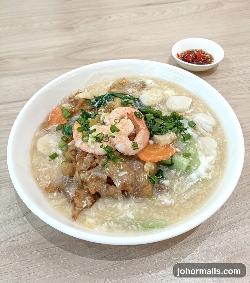 Noodles with Shrimp and Vegetables