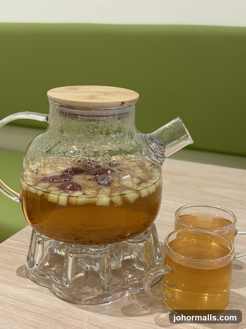 Fruit Tea in a Teapot