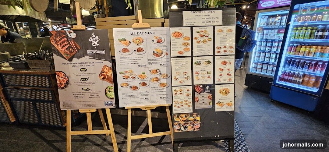 Grocer's Kitchen Menu Display
