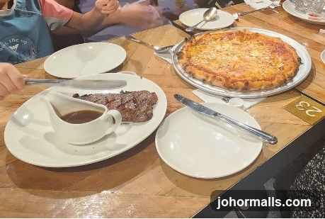 Steak and Pizza Dinner