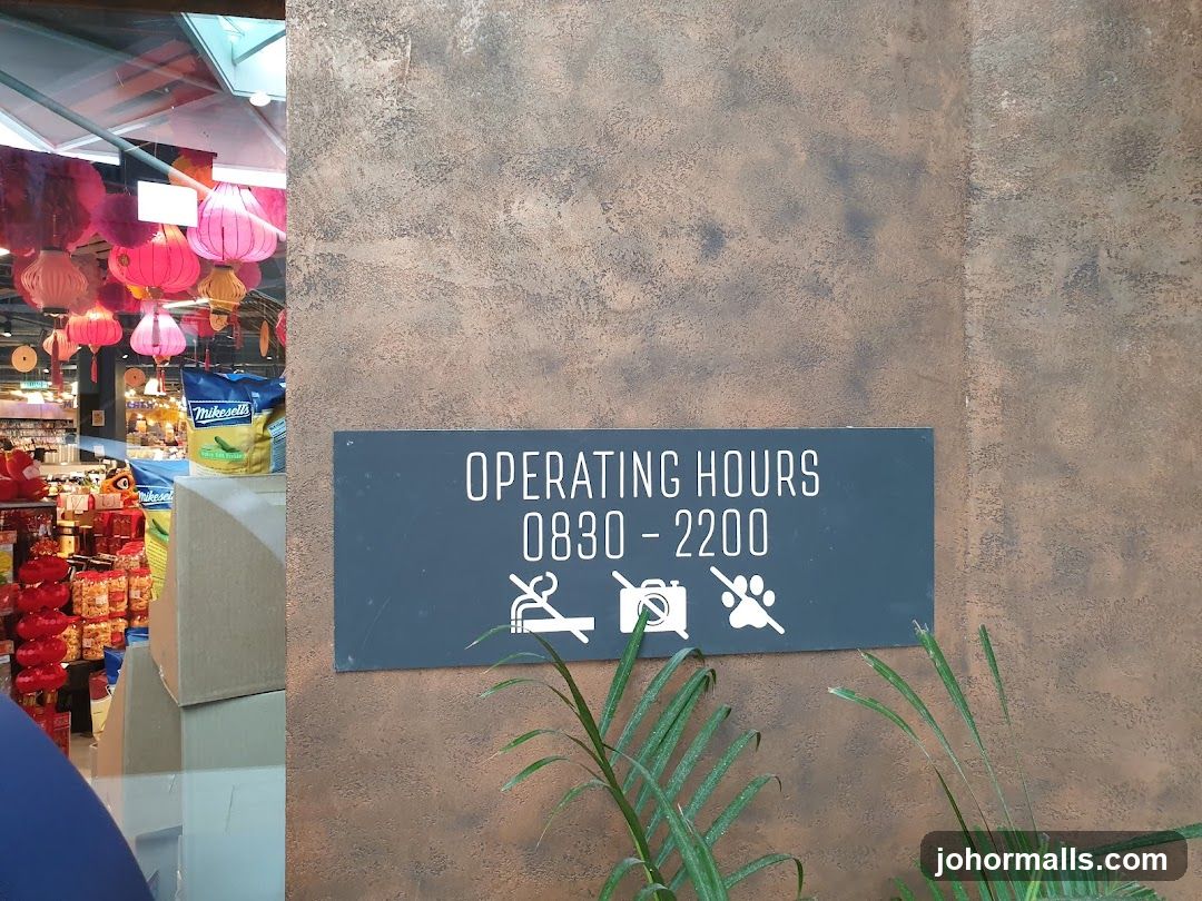 Operating Hours Sign