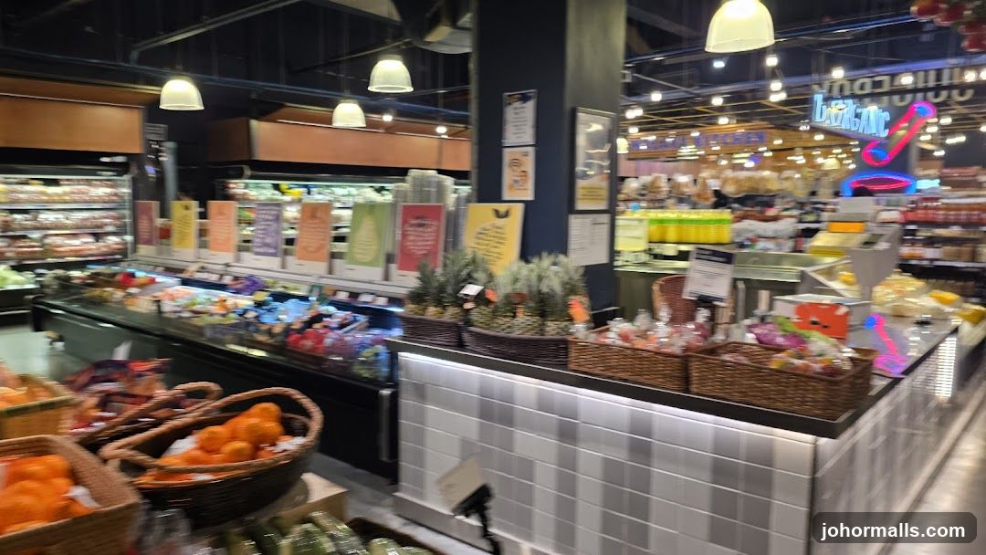Grocery Store Produce and Prepared Foods Section
