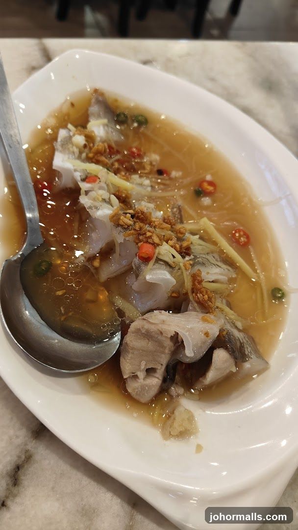 Steamed Fish with Ginger and Chili