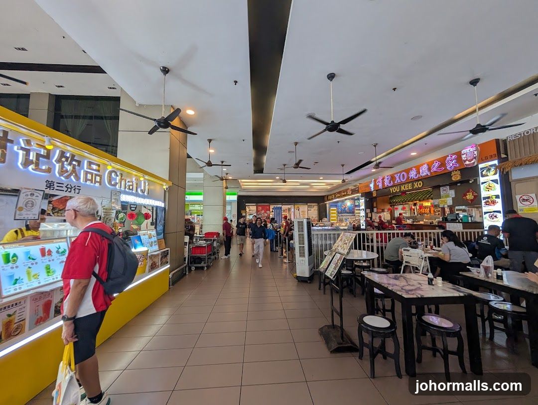 Food Court with Various Stalls