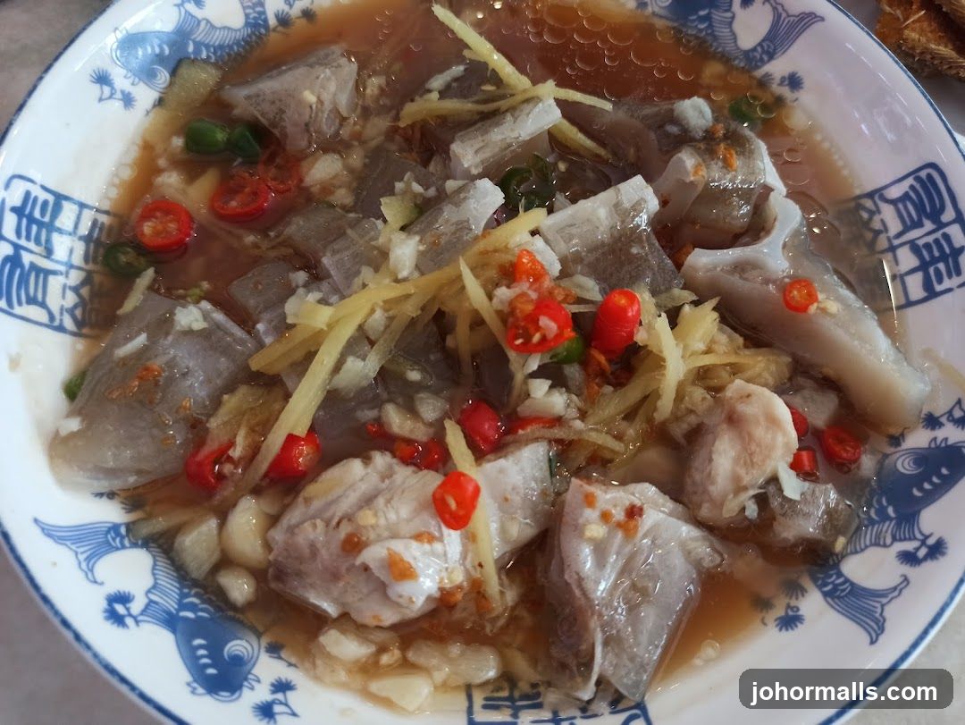 Steamed Fish with Ginger and Chili