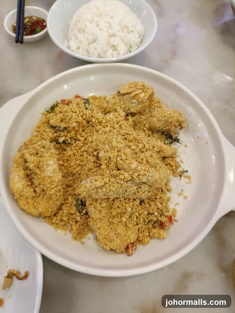 Cereal-Crusted Fish with Rice