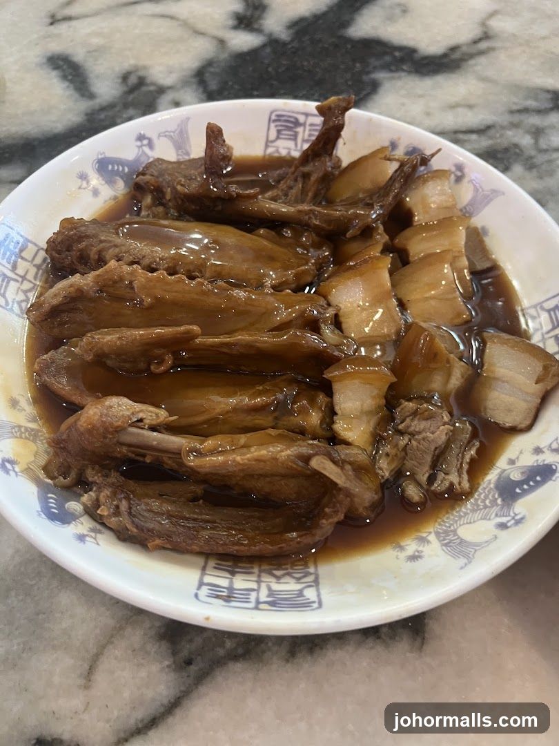 Braised Duck and Pork Belly