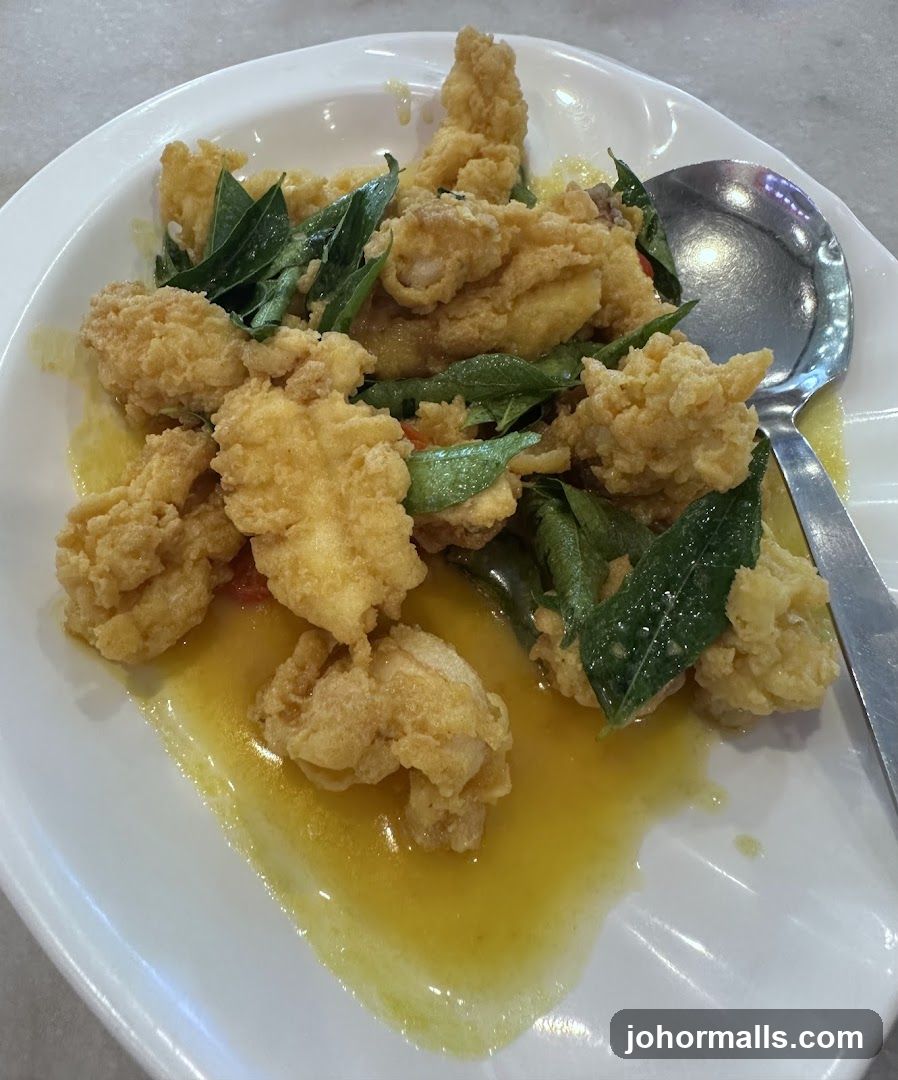 Fried Calamari with Curry Leaves