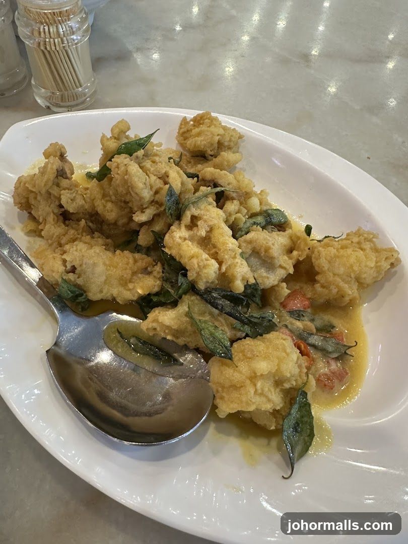 Salted Egg Fried Squid