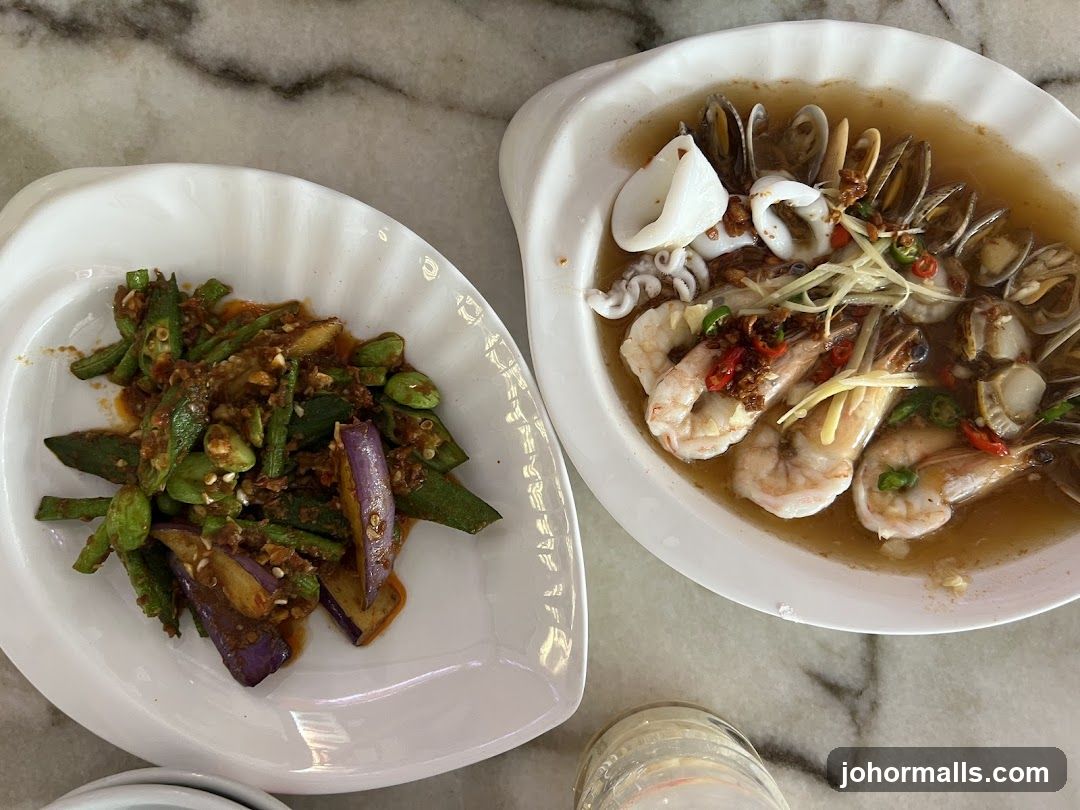 Seafood and Vegetable Dishes