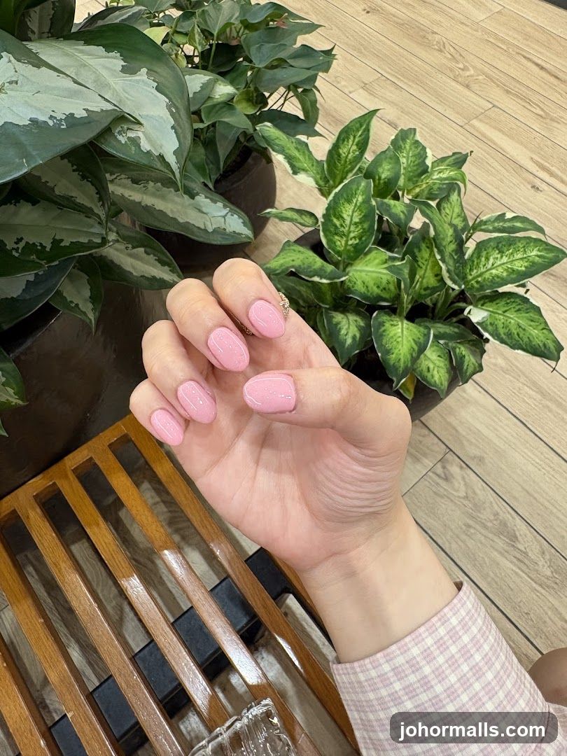 Pink Nails and Plants