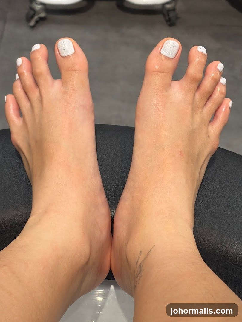 Pedicured Feet
