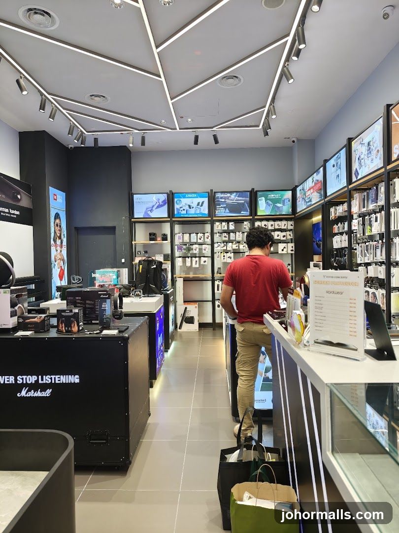 Electronics Store Interior