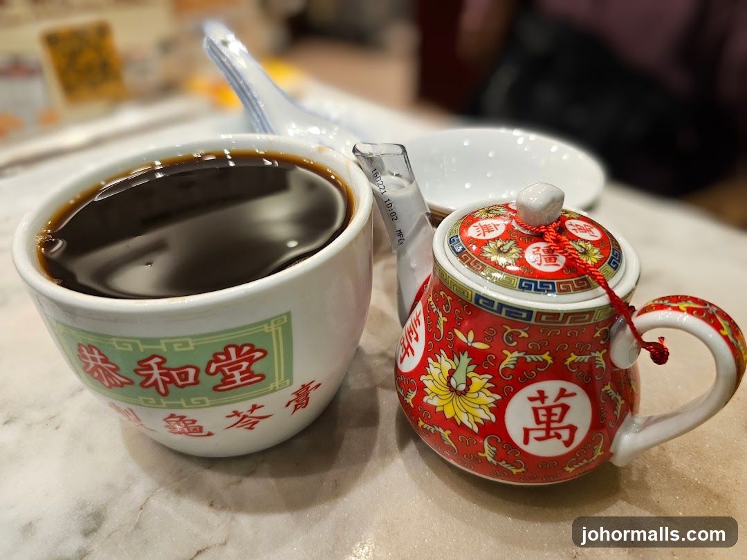 Herbal Drink and Teapot