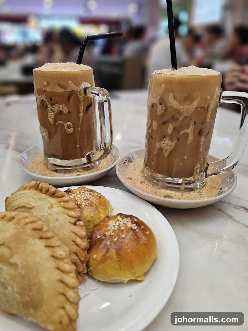 Iced Coffee and Pastries