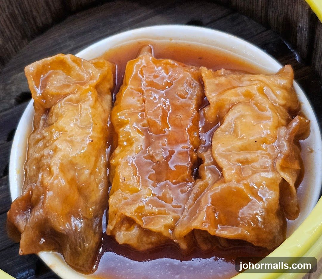 Steamed Tofu Skin Rolls