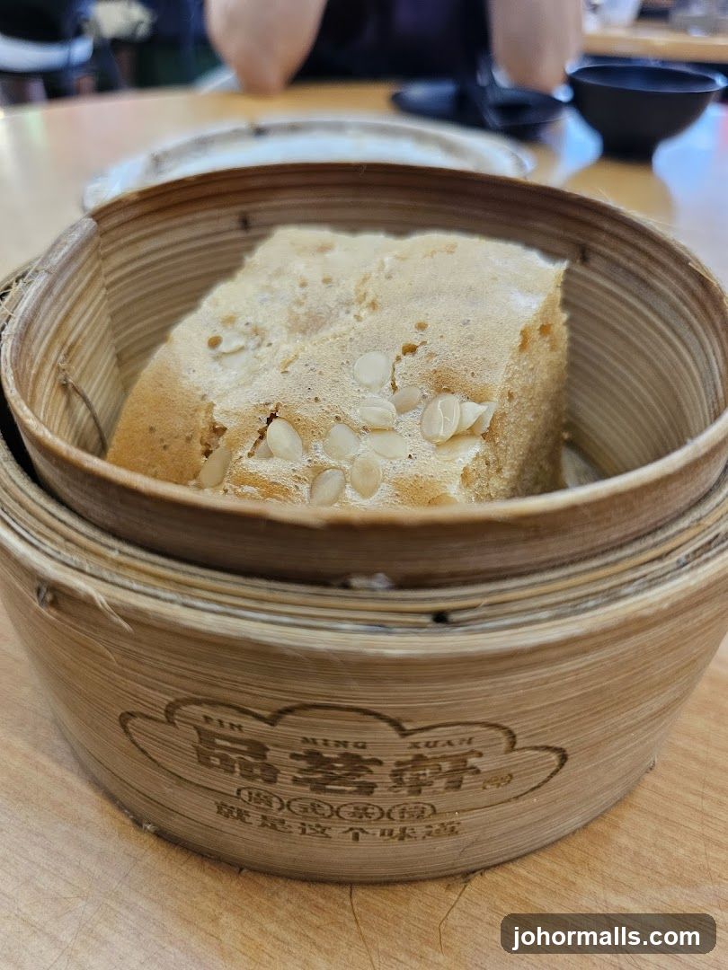 Steamed Cake with Seeds