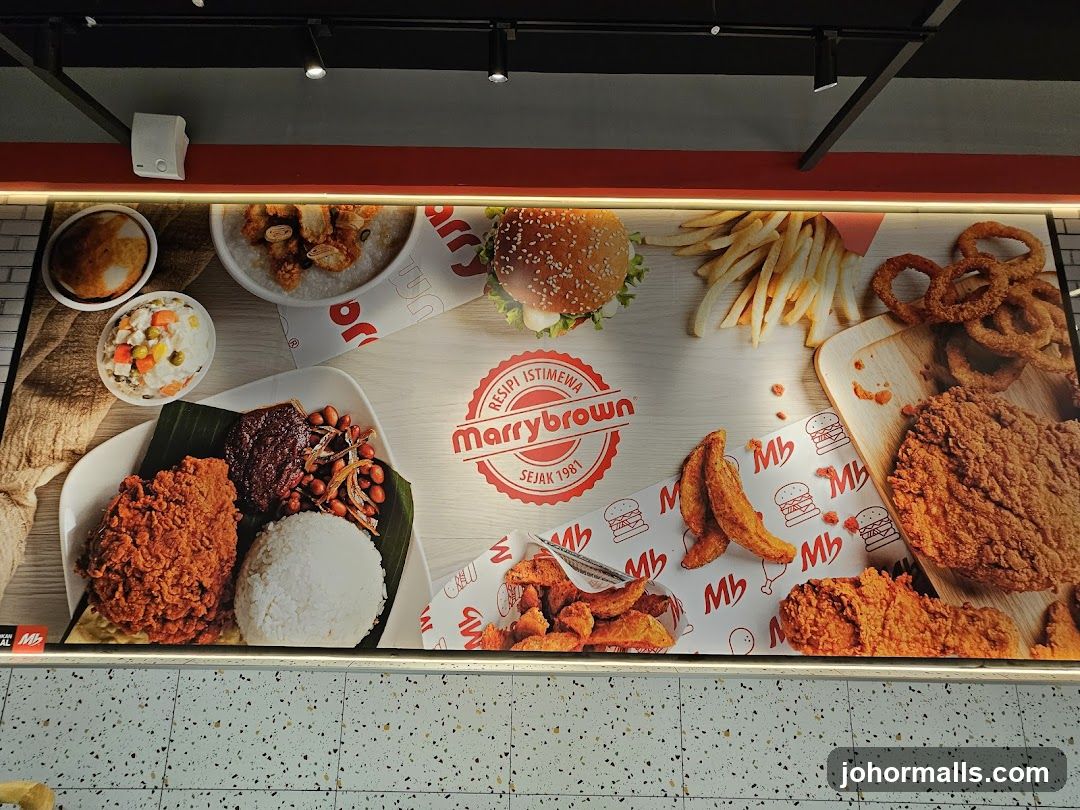 Marrybrown Food Display