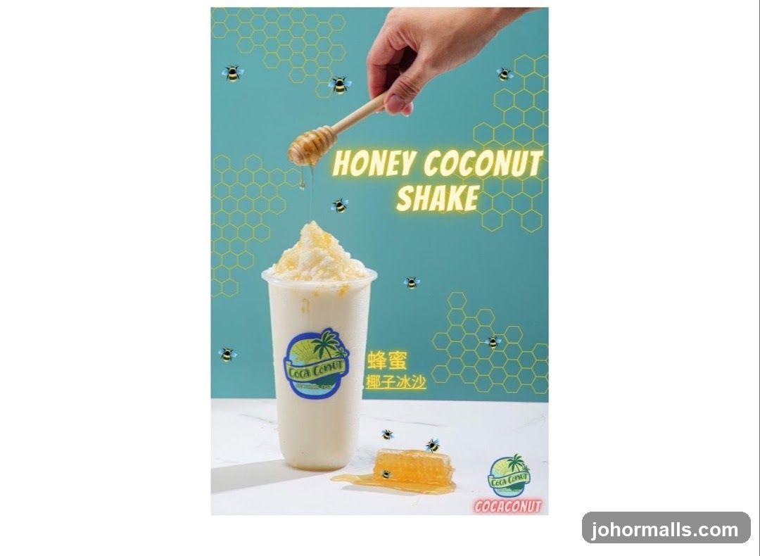 Honey Coconut Shake Advertisement