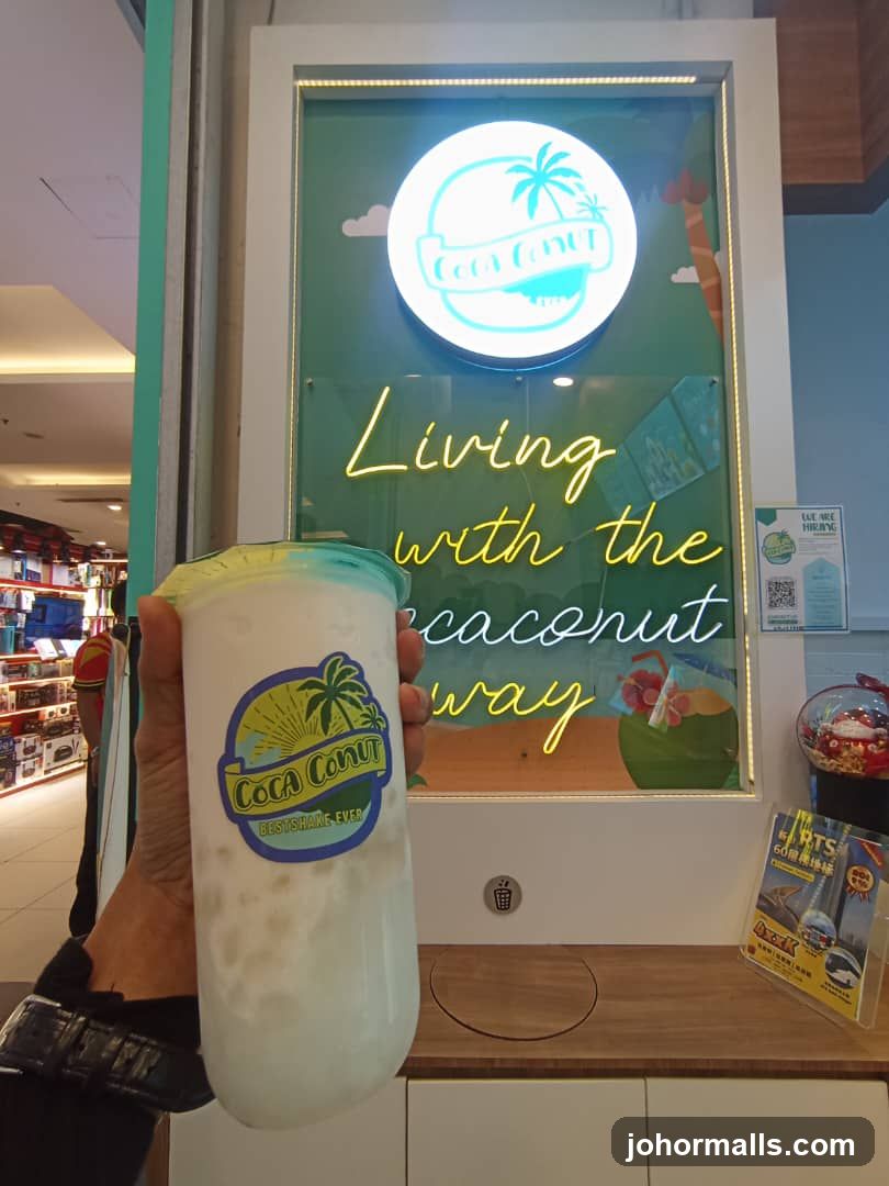 Coca Conut Drink and Signage