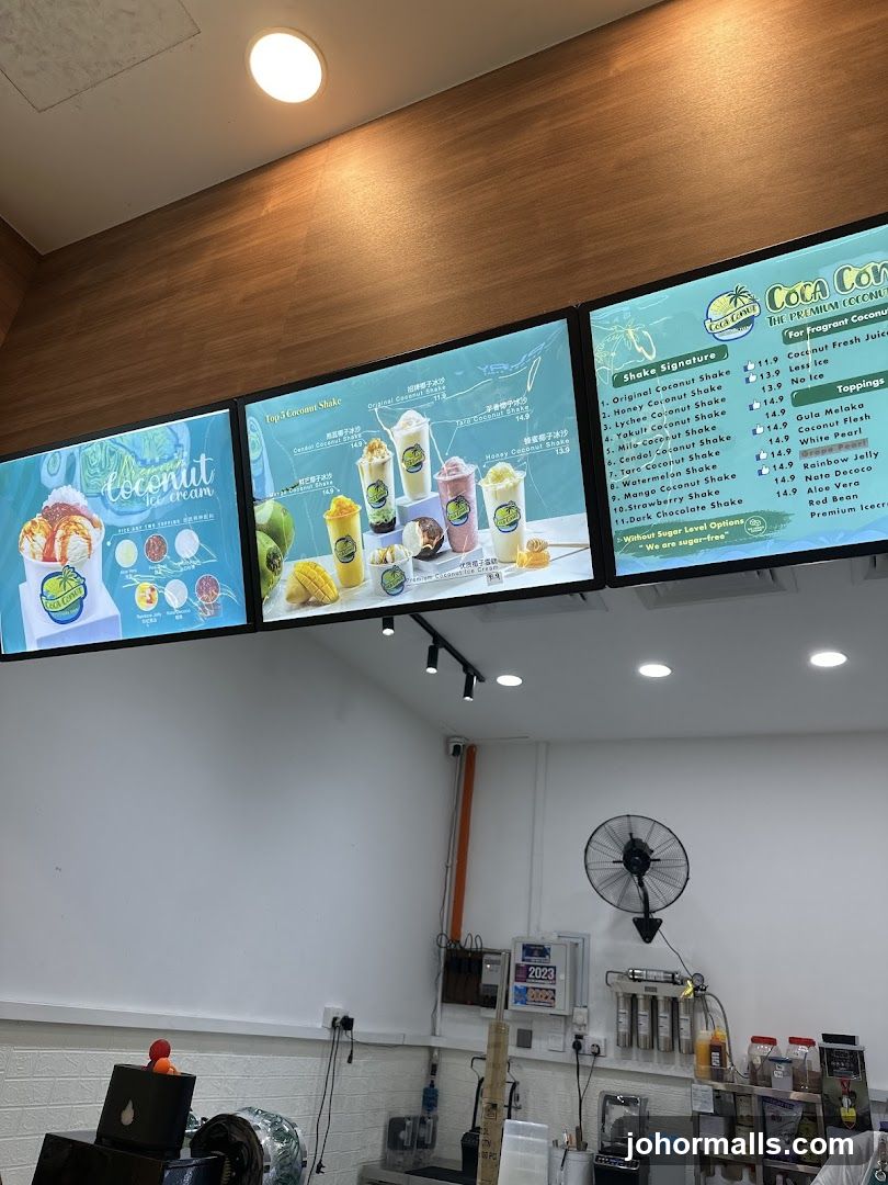 COCA COCONUT Menu
