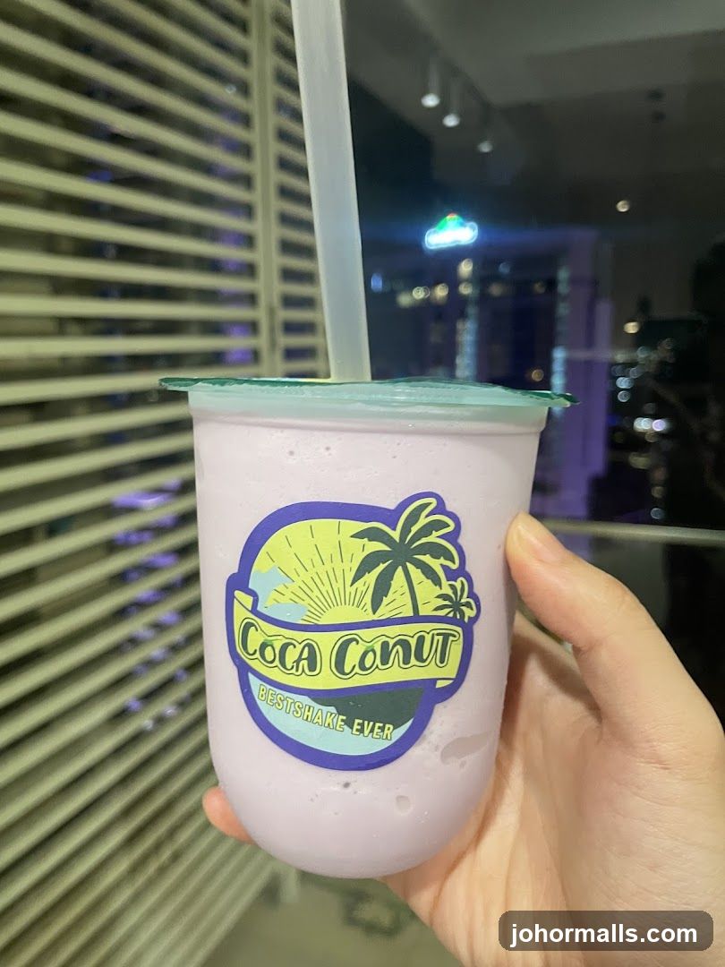 Purple Shake with Logo