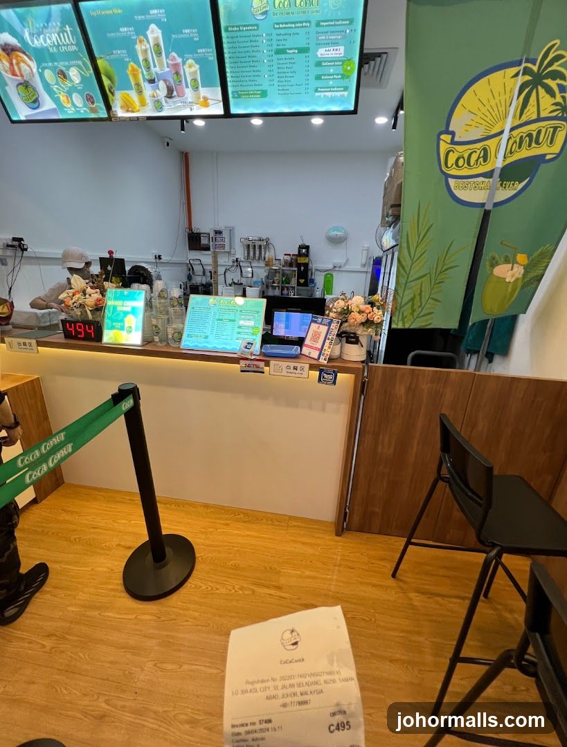 Beverage Shop Counter