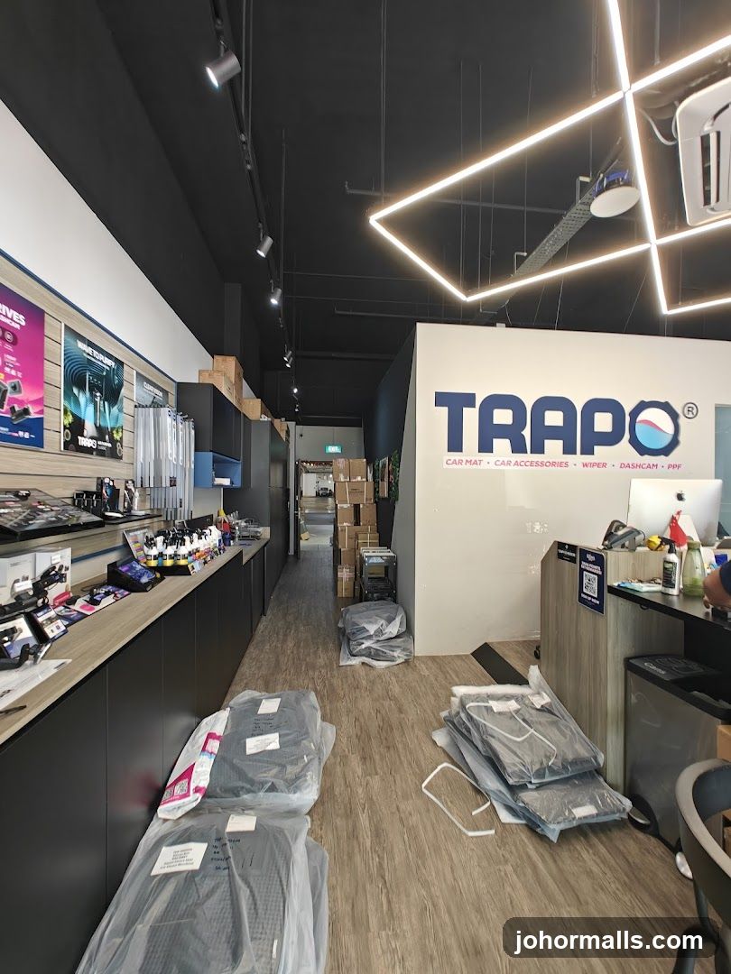 Car Accessories Store Interior