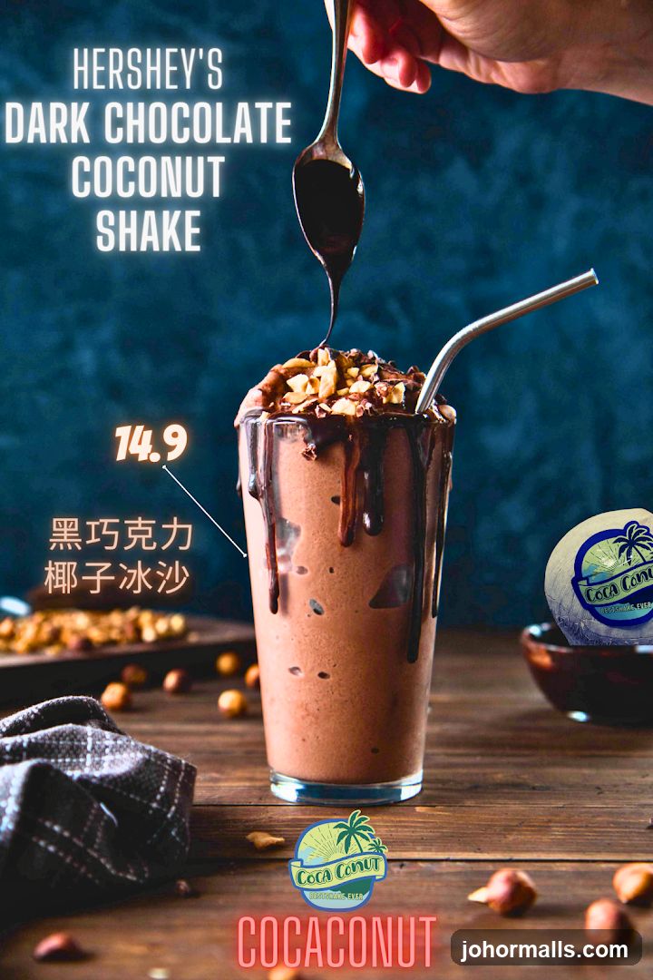 Hershey's Dark Chocolate Coconut Shake