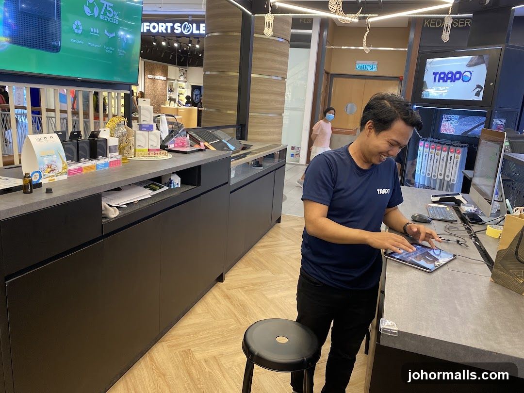 Store Interior with Employee