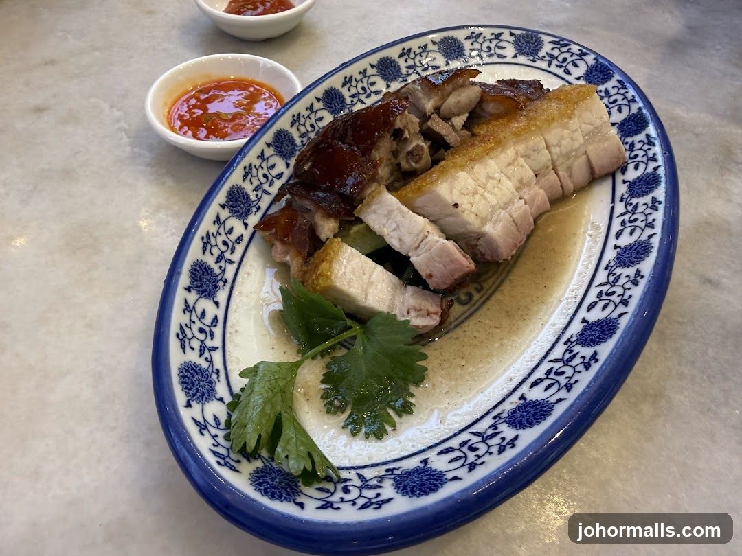 Roast Pork Belly and Crispy Pork Belly