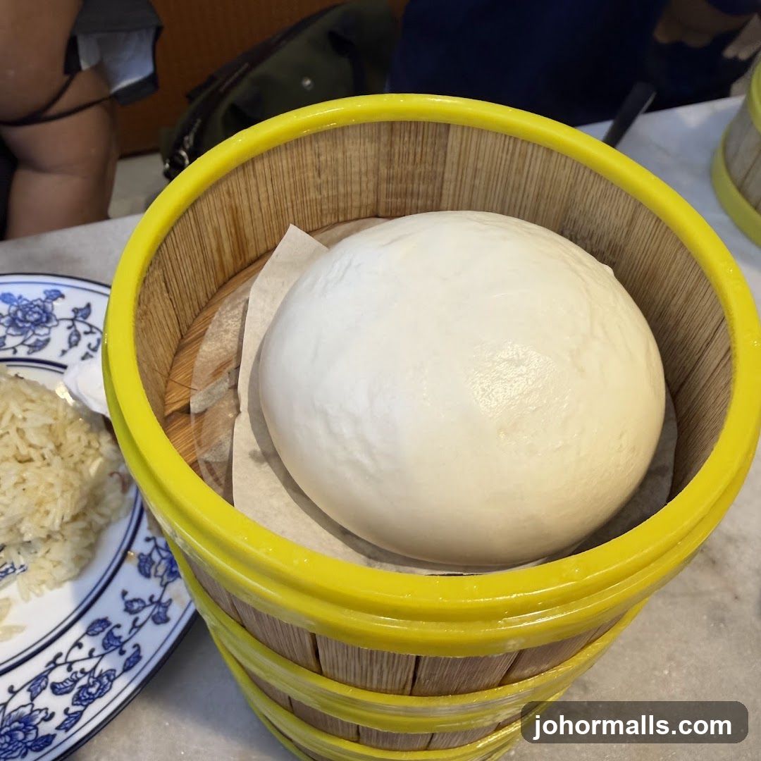 Steamed Bun in Bamboo Steamer