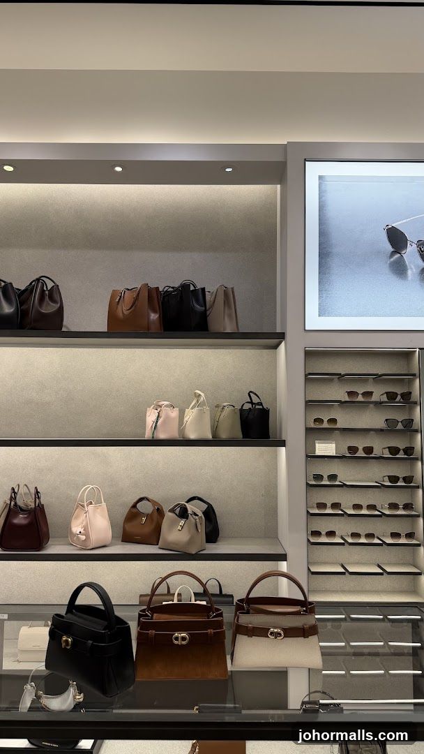 Handbags and Sunglasses Display
