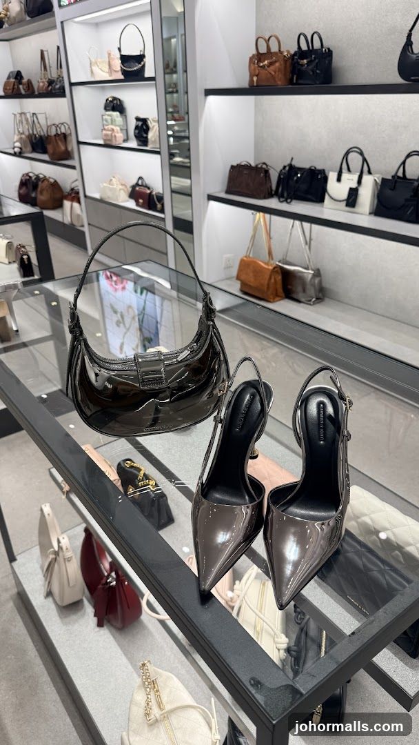 Handbags and Shoes Display