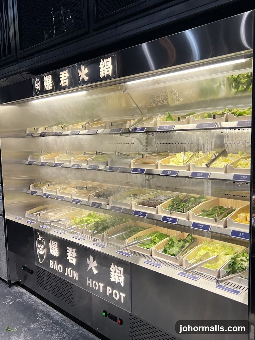 Hot Pot Ingredients Display