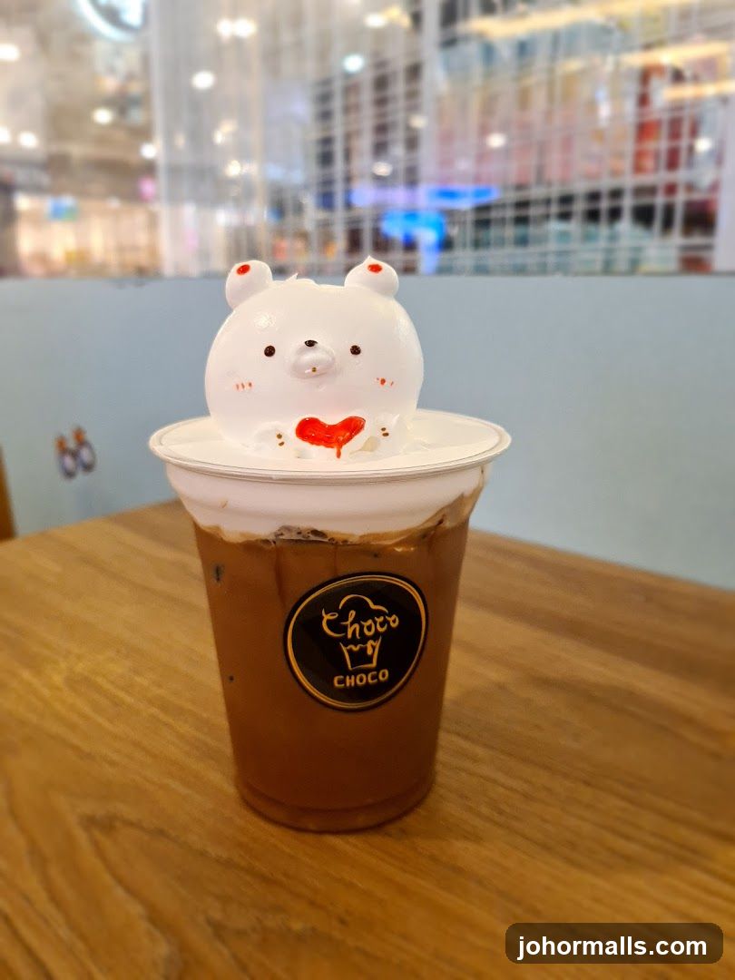 Chocolate Drink with Bear Meringue