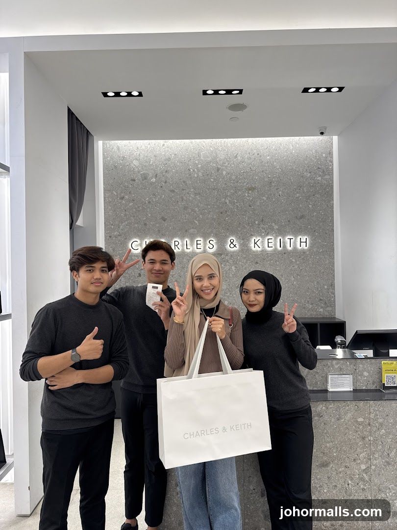 Customers Posing in Store