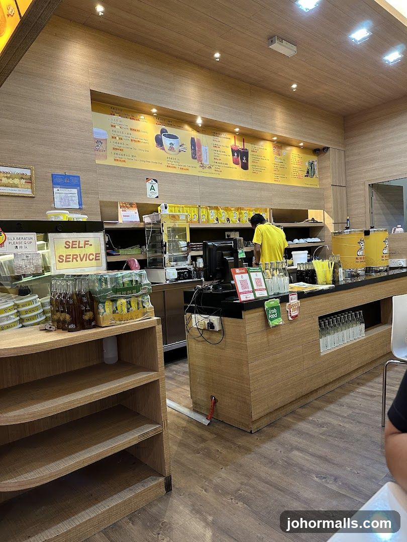Bubble Tea Shop Interior
