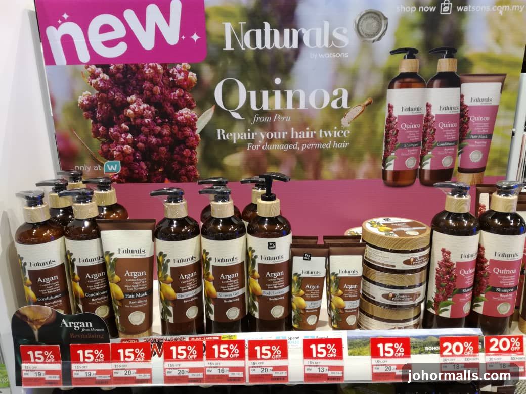 Naturals by Watsons Hair Care Display