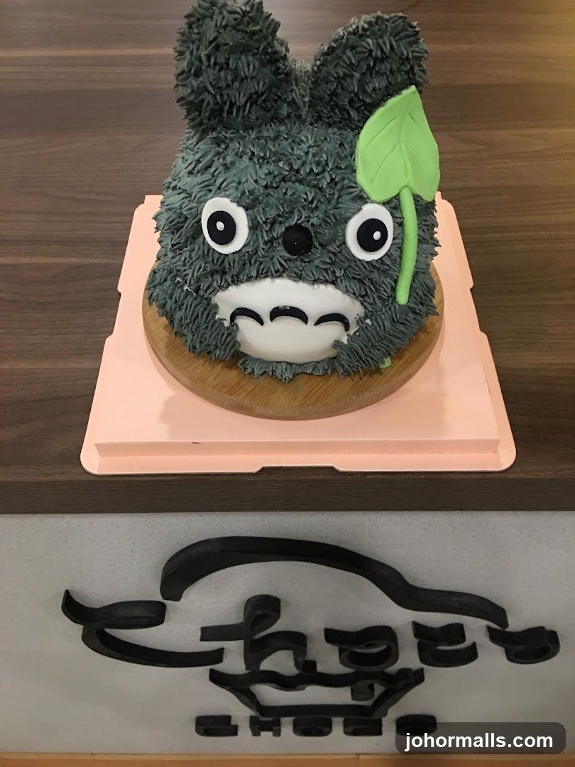 Totoro-themed Cake
