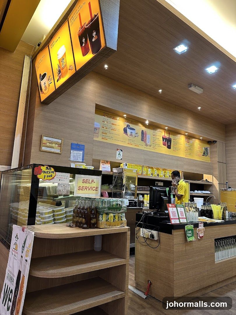 Bubble Tea Shop Interior