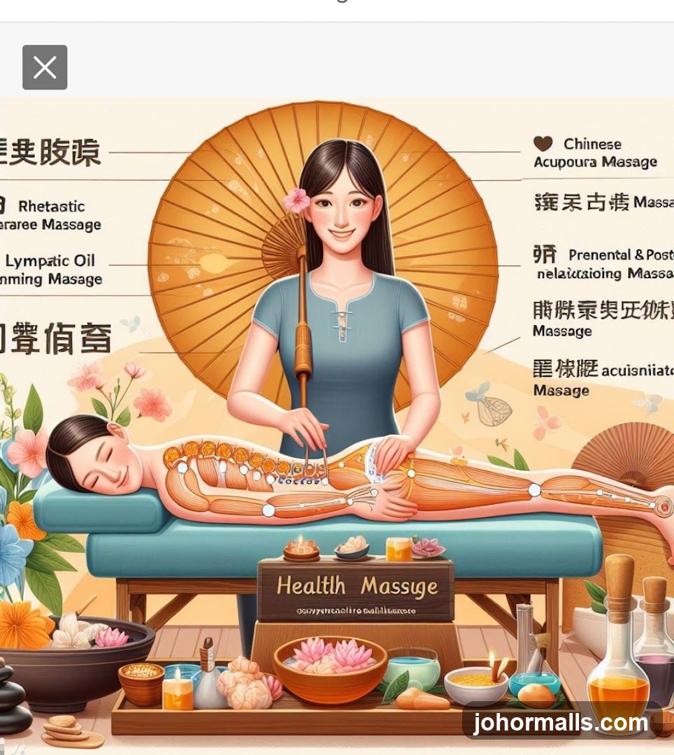 Health Massage Illustration