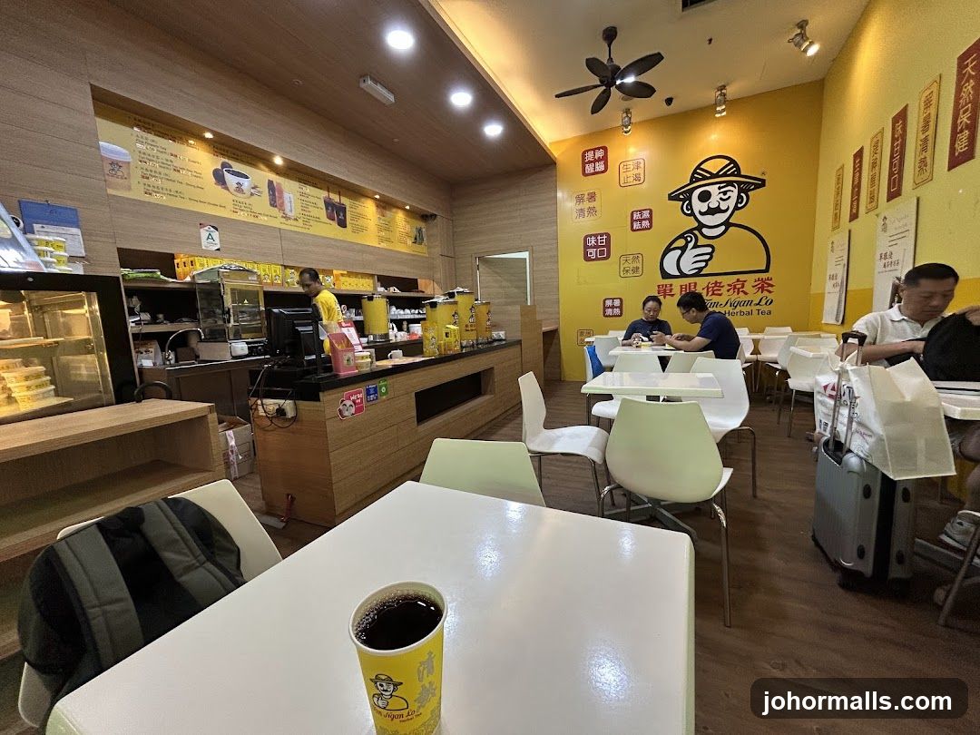 Interior of a Herbal Tea Shop