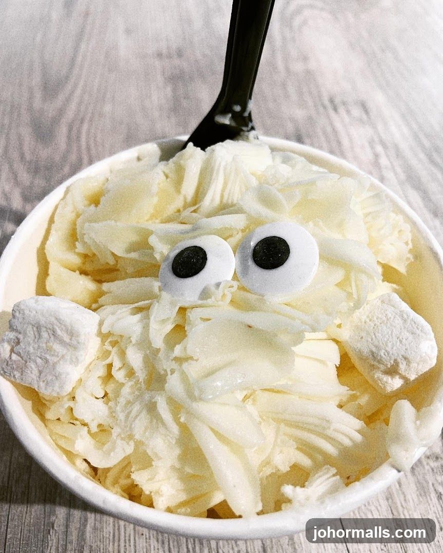 Dessert with Candy Eyes