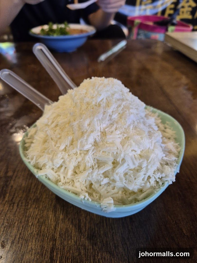 Shaved Ice Dessert