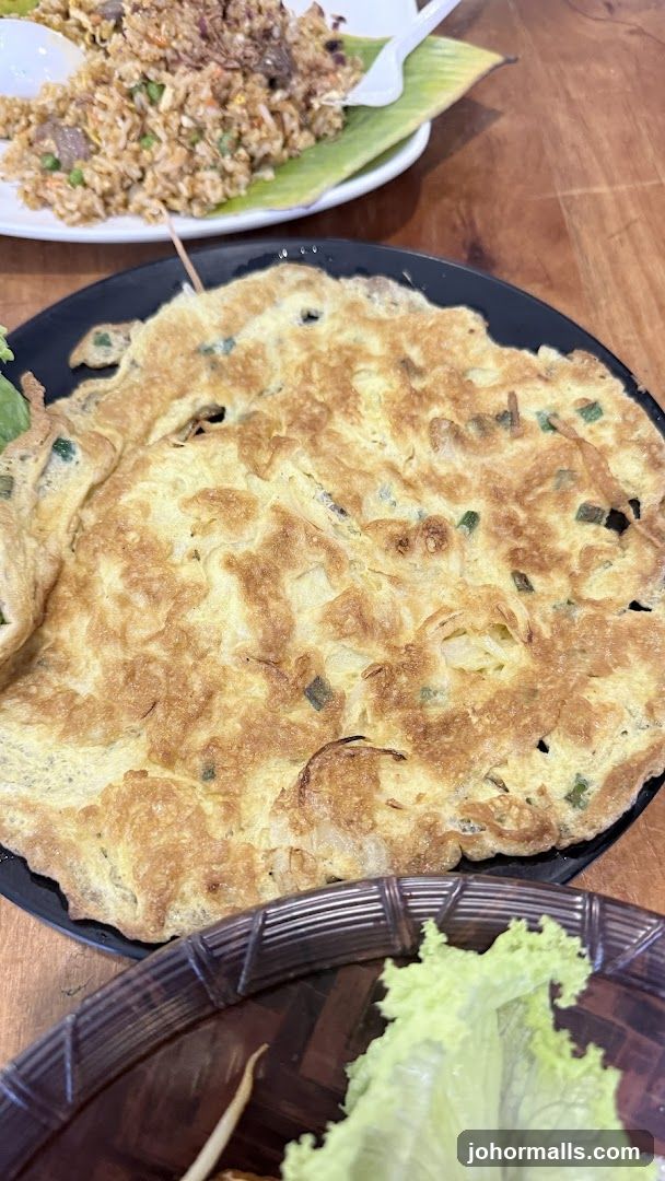 Omelet and Fried Rice