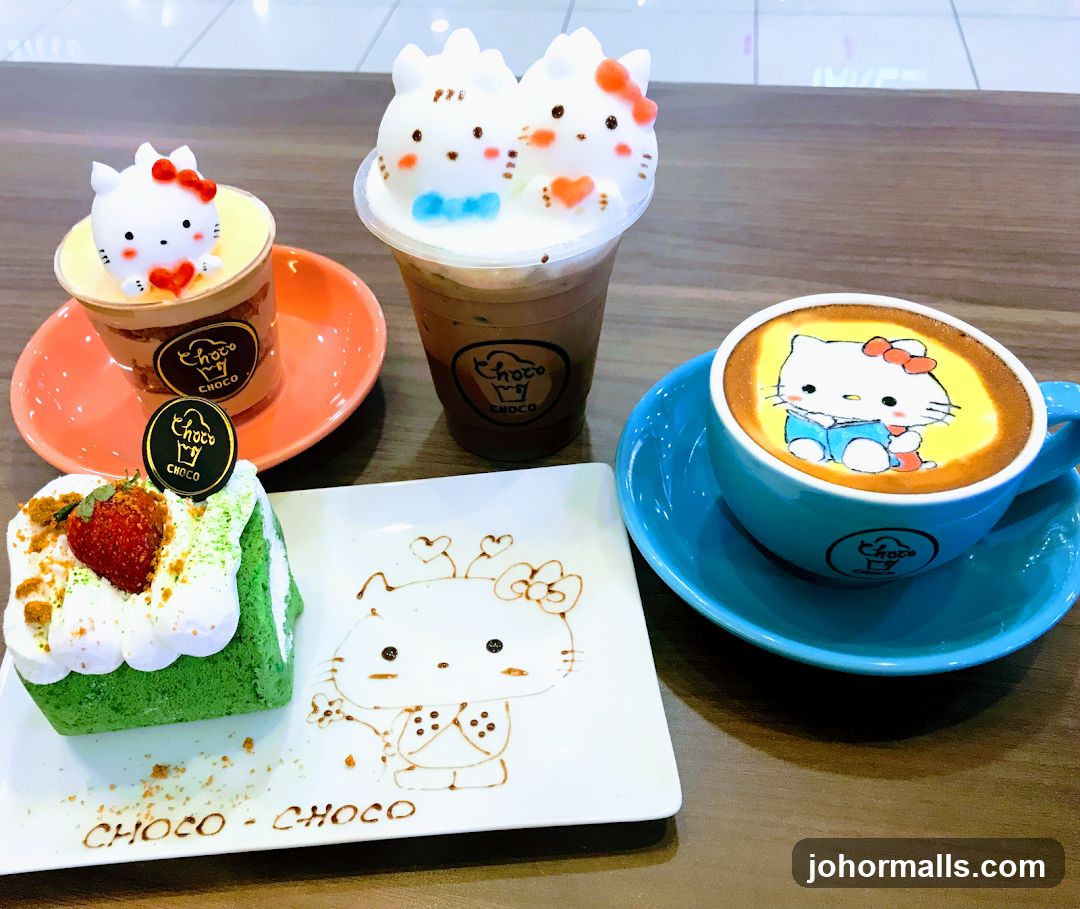 Hello Kitty Themed Desserts and Drinks